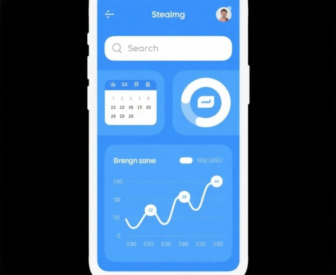 移动端开奖查询界面示意图